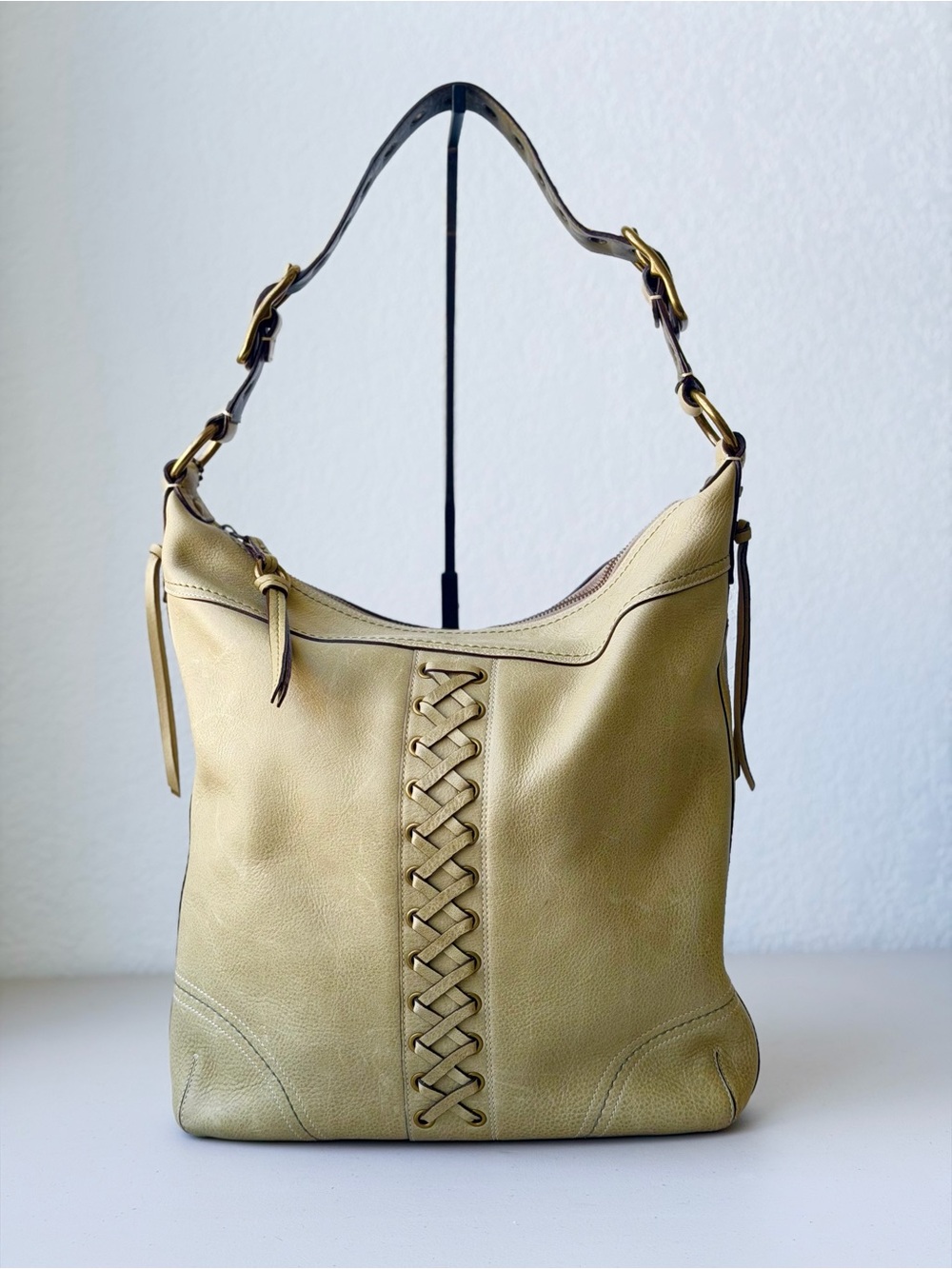 Coach Chelsea Laced Leather Duffle